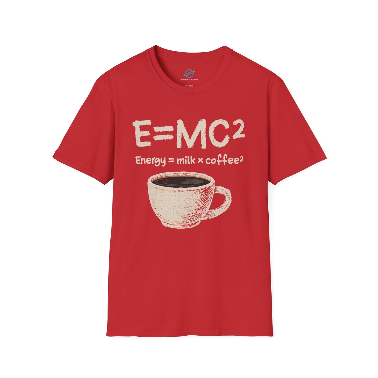 Energy = milk × coffee² T-Shirt