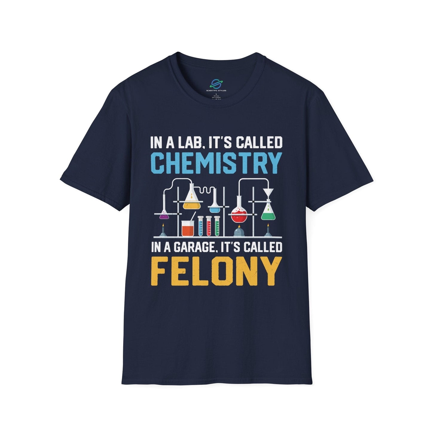 Lab Chemistry vs. Garage Felony T-Shirt
