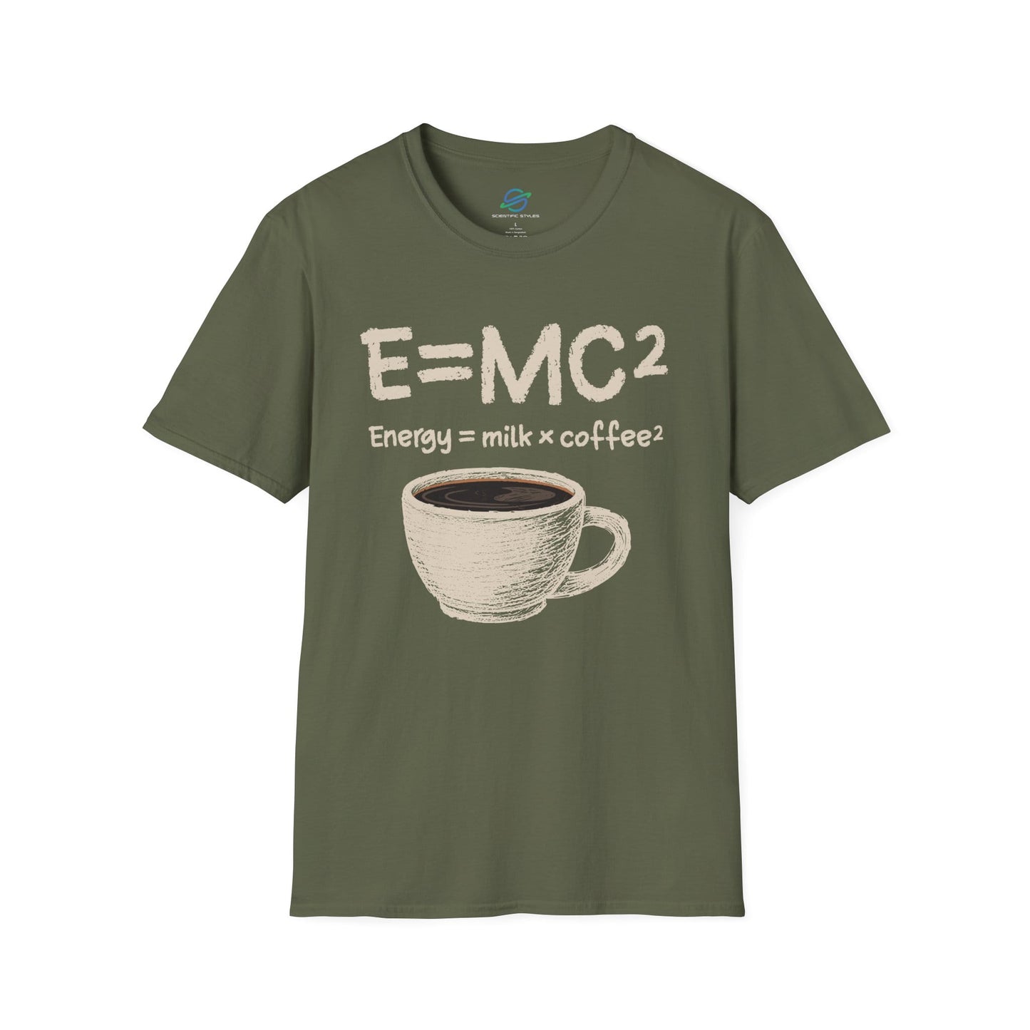 Energy = milk × coffee² T-Shirt